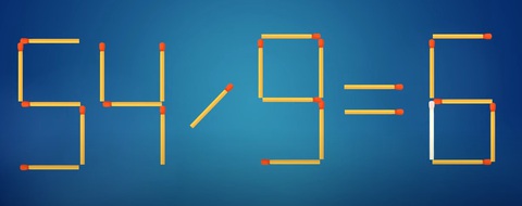 Thử tài IQ: Di chuyển một que diêm để 4-1=4 thành phép tính đúng - Ảnh 1.
