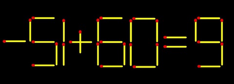 Thử tài IQ: Di chuyển một que diêm để 47+5=9 thành phép tính đúng - Ảnh 1.