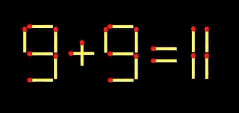 Thử tài IQ: Di chuyển một que diêm để 9+13=15 thành phép tính đúng - Ảnh 2.