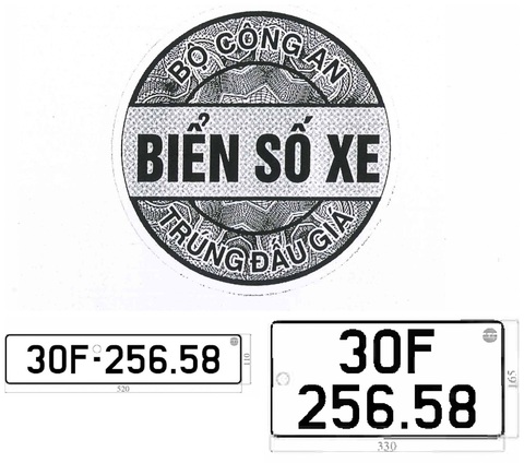 Biển số xe trúng đấu giá sẽ được dán tem riêng, người 'bỏ cọc' bị cấm tham gia 1 năm - Ảnh 1.