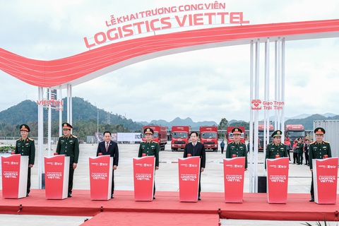 'Bấm nút' khai trương công viên logistics 3.300 tỉ tại Lạng Sơn - Ảnh 4. Công viên logistics 3.300 tỉ tại Lạng Sơn khai trương - Ảnh 4.