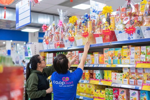 Giỏ quà Tết hành tỏi độc lạ lần đầu lên kệ Co.opmart và Co.opXtra - Ảnh 2. Giỏ quà Tết hành tỏi độc lạ lần đầu lên kệ Co.opmart và Co.opXtra - Ảnh 2.