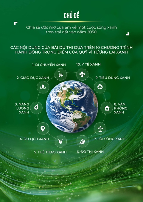 Phát động cuộc thi ‘Gửi tương lai xanh 2050’ - lan tỏa thông điệp xanh cho thế hệ tương lai - Ảnh 3.