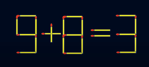 Thử tài IQ: Di chuyển một que diêm để 6-6=1 thành phép tính đúng - Ảnh 2.