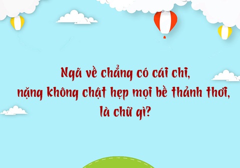 Chữ gì giữ nguyên là một đồ vật thêm huyền là một loại quả? - Ảnh 3.