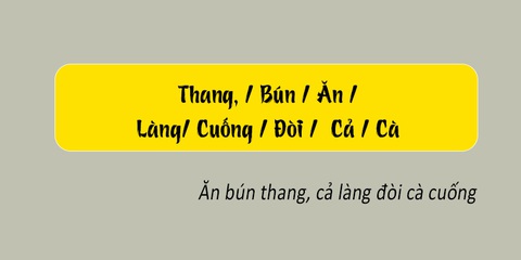 Thử tài tiếng Việt: Sắp xếp các từ sau thành câu có nghĩa (P158) - Ảnh 1.