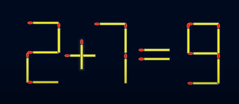 Thử tài IQ: Di chuyển một que diêm để 2+4=9 thành phép tính đúng - Ảnh 1.
