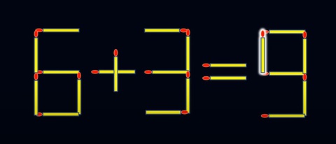 Thử tài IQ: Di chuyển một que diêm để 8+3=3 thành phép tính đúng - Ảnh 1.