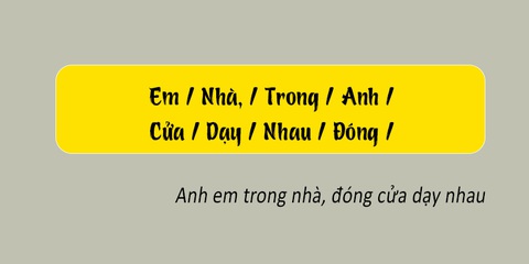 Thử tài tiếng Việt: Sắp xếp các từ sau thành câu có nghĩa (P159) - Ảnh 1.