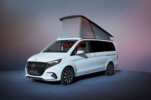 Mercedes-Benz V-Class phiên bản nhà di động: Giá quy đổi 1,6 tỉ, nhiều giải trí nhưng không có bếp - Ảnh 1.