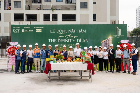 The Infinity Dĩ An hoàn thành đóng nắp hầm - Ảnh 1.