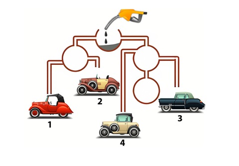 Ô tô nào đầy bình xăng trước? - Ảnh 1.