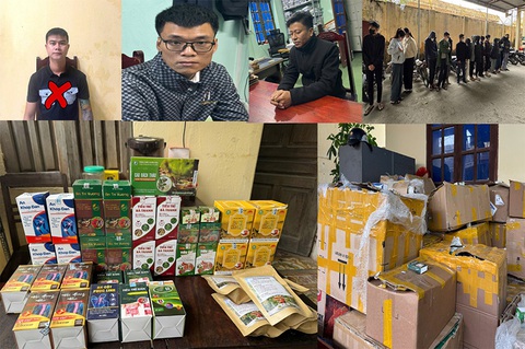 Bắt nhóm giả danh bán thuốc chữa bệnh để lừa đảo, chiếm đoạt tiền - Ảnh 1.