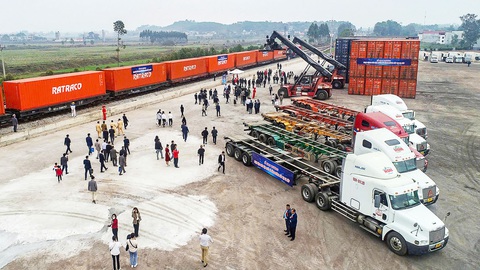 Thúc đẩy xuất khẩu qua đường sắt liên vận - Ảnh 1. Thúc đẩy xuất khẩu qua đường sắt liên vận - Ảnh 1.