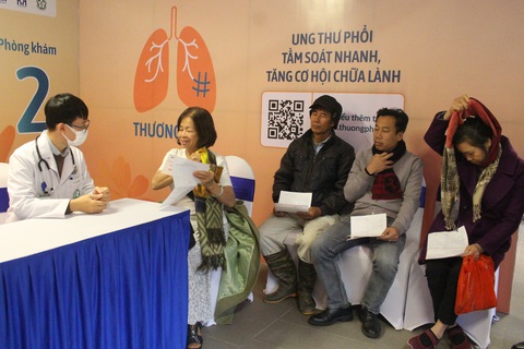 70% bệnh nhân ung thư phổi phát hiện ở giai đoạn muộn - Ảnh 1. 70% bệnh nhân ung thư phổi phát hiện ở giai đoạn muộn - Ảnh 1.