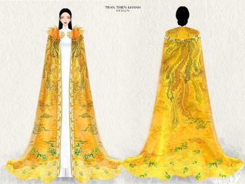 Hé lộ thiết kế phượng bào cho Hoa hậu Quốc gia Việt Nam - Ảnh 1. Hé lộ thiết kế phượng bào cho Hoa hậu Quốc gia Việt Nam - Ảnh 1.