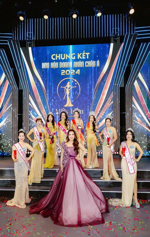 Nữ doanh nhân Cần Thơ đăng quang Hoa hậu Doanh nhân Châu Á 2024 - Ảnh 1.