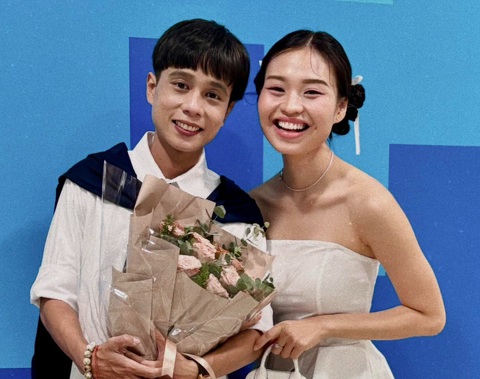 Hồng Đào, Quốc Trường chênh 26 tuổi vẫn lồng tiếng đôi tình nhân trong phim lãng mạn - Ảnh 5. Hồng Đào, Quốc Trường chênh 26 tuổi vẫn lồng tiếng đôi tình nhân trong phim lãng mạn - Ảnh 4.