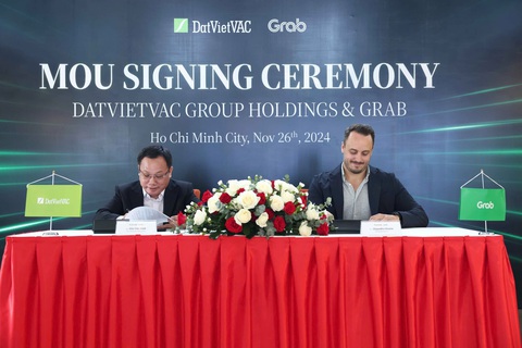 Grab hợp tác với DatVietVAC - Ảnh 1.