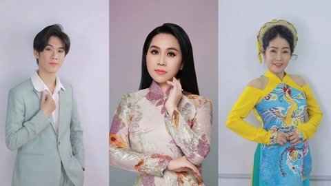 Hồng Phượng, Kim Thoa, Tiểu Linh Vũ hát tưởng nhớ nghệ sĩ Vũ Linh - Ảnh 1. Hồng Phượng, Kim Thoa, Tiểu Linh Vũ hát tưởng nhớ nghệ sĩ Vũ Linh - Ảnh 1.