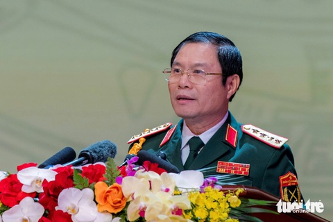 Đại tướng Nguyễn Tân Cương, Tổng tham mưu trưởng Quân đội nhân dân Việt Nam tuyên bố lý do, giới thiệu đại biểu Ảnh 1: Các đại biểu, khách mời trong và ngoài nước tới dự lễ kỷ niệm - Ảnh: NAM TRẦN Tổng Bí thư Tô Lâm dự lễ kỷ niệm 80 năm Ngày thành lập Quân đội nhân dân - Ảnh 6.