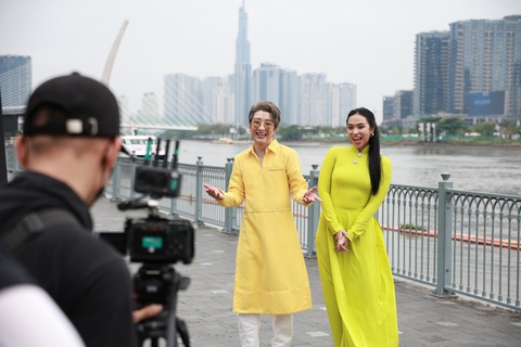 Nhạc sĩ Hoài An, Võ Hoài Phúc mời Hải Phượng, Đinh Linh vào MV Chúc xuân - Ảnh 6. Nhạc sĩ Hoài An, Võ Hoài Phúc mời Hải Phượng, Đinh Linh vào MV Chúc xuân - Ảnh 6.