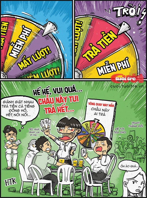 'Văn hóa' giành nhau trả tiền ăn nhậu - Ảnh 1.