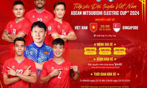 Thêm đợt mở bán trực tiếp vé xem đội tuyển Việt Nam đấu Singapore tại Việt Trì - Ảnh 1. Mở thêm đợt bán trực tiếp vé xem đội tuyển Việt Nam đấu Singapore tại Việt Trì - Ảnh 1.