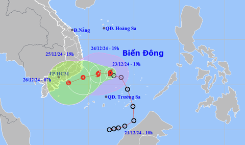 Bão số 10 có khả năng ảnh hưởng đến đất liền nước ta? - Ảnh 1.