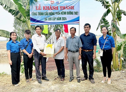 Nhiều công trình thanh niên đậm dấu ấn vùng biên giới Tịnh Biên - Ảnh 2. Nhiều công trình thanh niên đậm dấu ấn vùng biên giới Tịnh Biên - Ảnh 2.