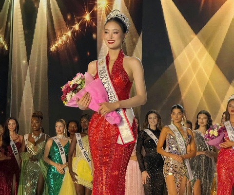 Hoa hậu Thanh Thủy đưa sắc đẹp Việt lên tầm cao mới - Ảnh 3. Hoa hậu Thanh Thủy đưa sắc đẹp Việt lên tầm cao mới - Ảnh 3.