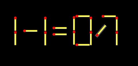 Thử tài IQ: Di chuyển một que diêm để 1-1=87 thành phép tính đúng - Ảnh 1.
