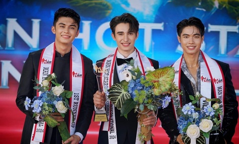Vương Quốc Khánh là á vương 2 Man Hot Star International 2024, nam vương gọi tên Thái Lan - Ảnh 1. Vương Quốc Khánh là á vương 2 Man Hot Star International 2024, nam vương gọi tên Thái Lan - Ảnh 1.