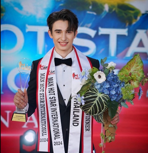Vương Quốc Khánh là á vương 2 Man Hot Star International 2024, nam vương gọi tên Thái Lan - Ảnh 2. Vương Quốc Khánh là á vương 2 Man Hot Star International 2024, nam vương gọi tên Thái Lan - Ảnh 2.