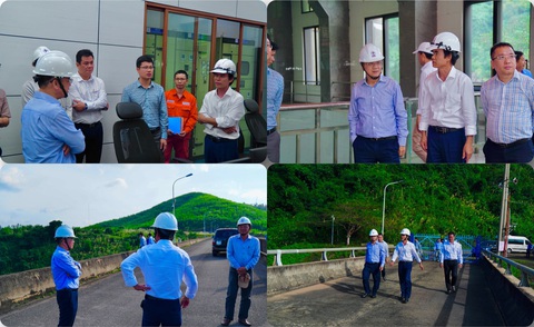 Lãnh đạo EVN làm việc với Thủy điện Quảng Trị về an toàn đập - Ảnh 2.