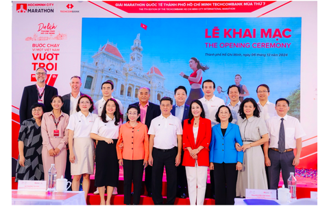 Giải marathon quốc tế TP.HCM Techcombank có số lượng VĐV kỷ lục - Ảnh 3.