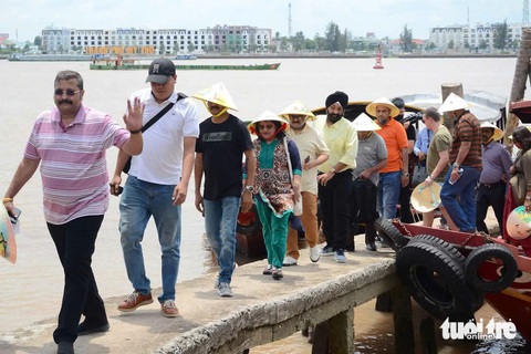 Tiền Giang đón 1.000 khách đông nhất từ Ấn Độ đến tham quan, trải nghiệm - Ảnh 3.