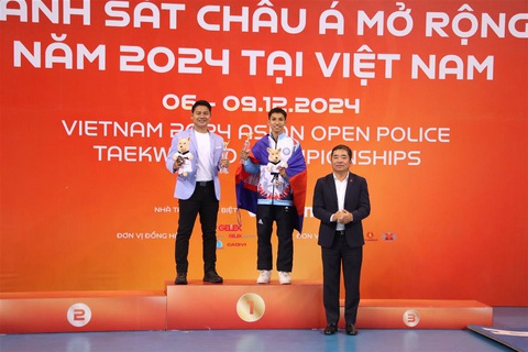 Việt Nam nhất toàn đoàn Giải taekwondo cảnh sát châu Á mở rộng với 37 huy chương vàng - Ảnh 3.