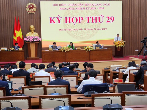 Hội đồng nhân dân tỉnh Quảng Ngãi chất vấn nhiều vấn đề quan trọng - Ảnh 1.