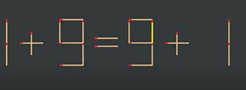 Thử tài IQ: Di chuyển một que diêm để 5+8=7+4 thành phép tính đúng- Ảnh 4.