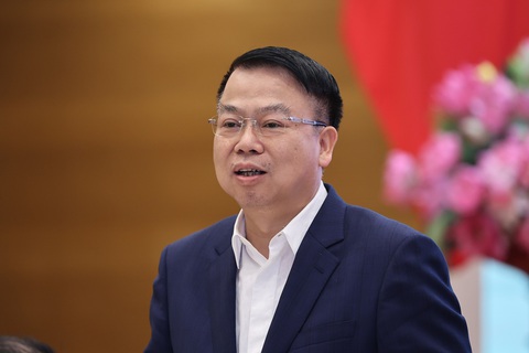Sẽ áp dụng loạt quy định mới để nâng hạng thị trường chứng khoán Việt Nam- Ảnh 1. Thứ trưởng Bộ Tài chính Nguyễn Đức Chi nói về các biện pháp nâng hạng thị trường chứng khoán Việt Nam thời gian tới - Ảnh: N.K.