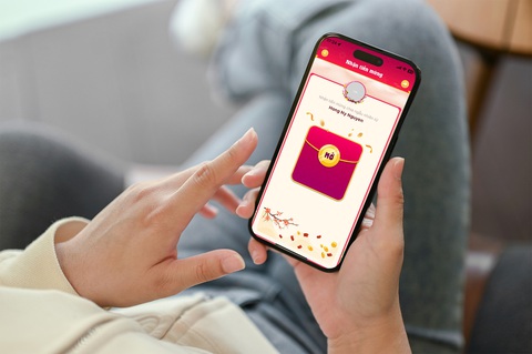 Lì xì online đang trở thành xu hướng ngày càng phổ biến dịp Tết - Ảnh: H.P. Lì xì online đang trở thành xu hướng ngày càng phổ biến dịp Tết - Ảnh: H.P.