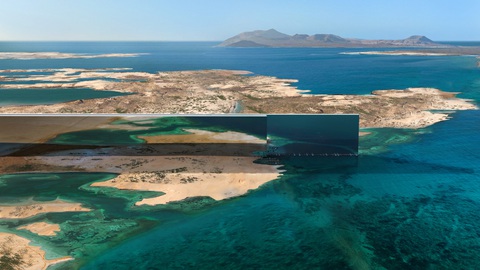 Công trình The Line là trái tim của siêu đô thị Neom ở Saudi Arabia - Ảnh: AFP Công trình The Line, khu dân cư được mệnh danh là “tòa nhà chọc trời nằm ngang”, là trái tim của siêu đô thị Neom ở Saudi Arabia - Ảnh: AFP
