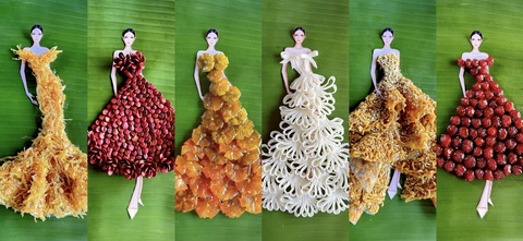 Bộ sưu tập làm từ mứt Tết ‘có một không hai’ của Nguyễn Minh Công- Ảnh 1. Bộ sưu tập làm từ mứt Tết ‘có một không hai’ của Nguyễn Minh Công- Ảnh 1.