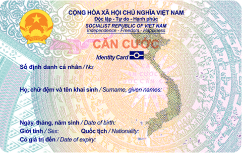 Bộ Công an đề xuất mẫu căn cước mới, dự kiến cấp từ 1-7- Ảnh 5. Mẫu căn cước được đề xuất cấp cho người 0 - 6 tuổi - Ảnh: Bộ Công an