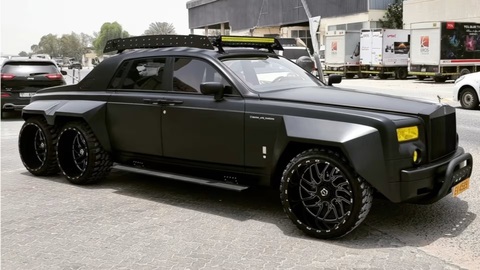 Rolls-Royce Phantom 'tận thế' độ off-road 6 bánh, không phải bán tải- Ảnh 4. Rolls-Royce Phantom 'tận thế' độ off-road 6 bánh, không phải bán tải- Ảnh 4.