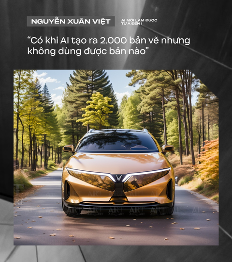 Nhiếp ảnh gia Việt nổi tiếng với concept VinFast: 'AI mới chỉ hỗ trợ thiết kế ô tô'- Ảnh 12. Nhiếp ảnh gia Việt nổi tiếng với concept VinFast: 'AI mới chỉ hỗ trợ thiết kế ô tô'- Ảnh 12.
