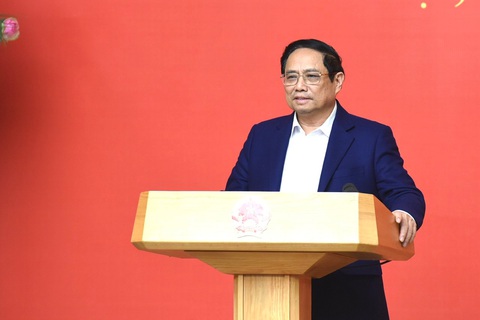 Thủ tướng yêu cầu sớm đồng bộ dữ liệu bằng lái lên VNeID- Ảnh 1. Thủ tướng Phạm Minh Chính - Ảnh: VGP