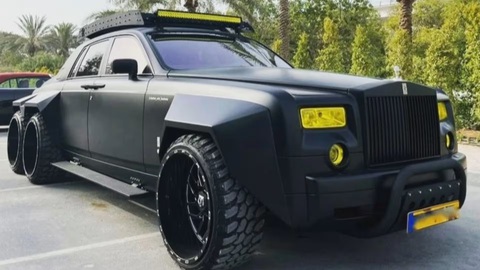Rolls-Royce Phantom 'tận thế' độ off-road 6 bánh, không phải bán tải- Ảnh 9. Rolls-Royce Phantom 'tận thế' độ off-road 6 bánh, không phải bán tải- Ảnh 9.