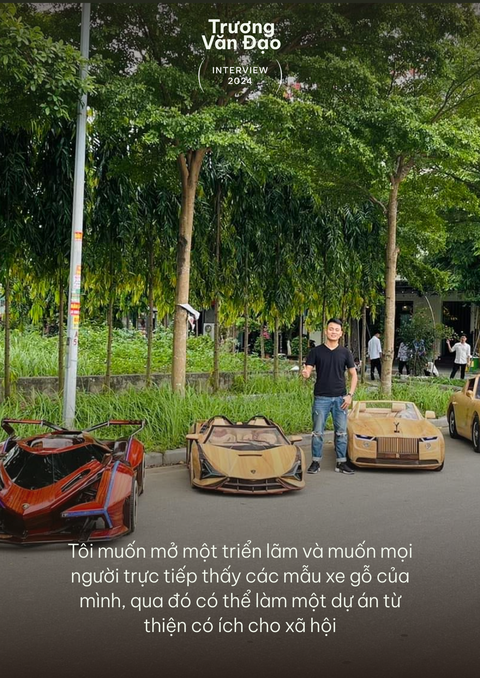 Ông bố làm xe gỗ Trương Văn Đạo: 'Sẽ nắn nót làm xe 1:1'- Ảnh 10. Ông bố làm xe gỗ Trương Văn Đạo: 'Sẽ nắn nót làm xe 1:1'- Ảnh 10.